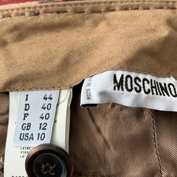 Moschino plaid crop pants-wool fabric - Picture 5 of 9